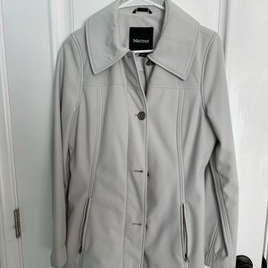Long winter coat (off-white color)